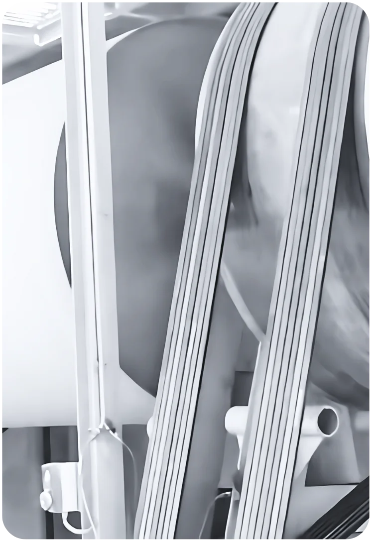 Ball mill belt designed for efficient ceramic body preparation