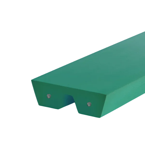 Thermoweldable twin V-belt